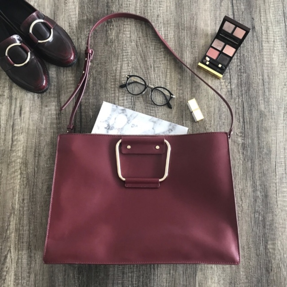 ZARA Vintage Style Briefcase /Book Bag